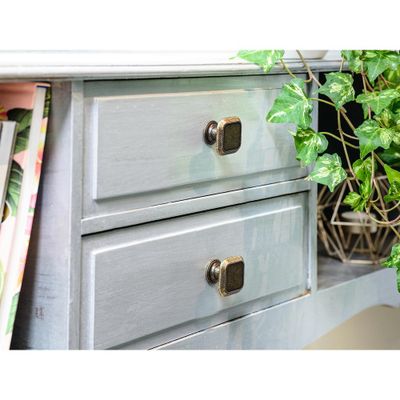 Bouton de meuble carré vieux laiton 30 x 30 mm REI