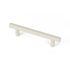 Poignée de meuble cylindrique inox greige mat entraxe 96 mm REI