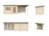 Sauna extérieur Palmako Sanna 4,1m² double vitrage et pergola 5,9m² -  18,4m² - PALMAKO