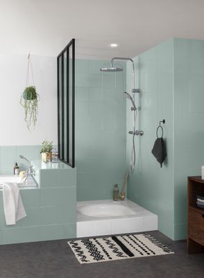Peinture de rénovation pour salle de bain céladon finition satinée 75 mL - V33