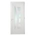 Porte d'entrée Berlin pvc blanc poussant gauche 215 X 90 cm CLOSY