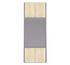 Porte de placard Miroir et Acacia Crème Profil gris H 248,5 x L 62,2 cm YNGENIO