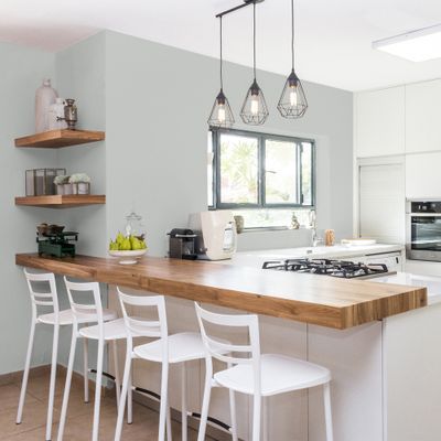 Peinture Cuisine & Bain Gris Lomé satin 0,75L RIPOLIN