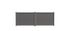 Portail battant aluminium ALIZEE l.3,50 x H.1,71 m gris  - PREFALU