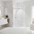 Panneaux muraux de douche 100+100x210 cm décor marbre DécoDesign Brio - SCHULTE