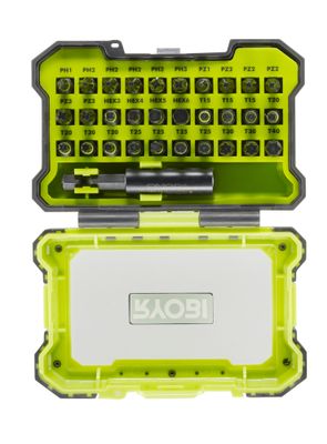 Coffret antichocs 31 accessoires mixtes de vissage RAK31MSD RYOBI