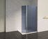 Déflecteur pivotant 40x200 cm profilé chrome verre fumé 8 mm Signature - OCEA