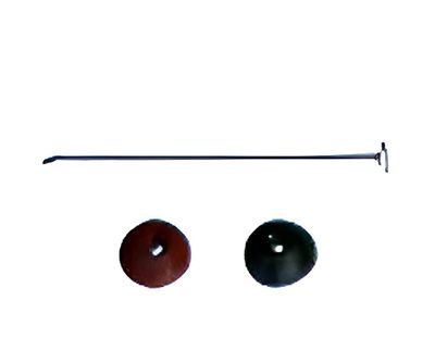 Pointe de toiture recyclée Ely rouge PLASTIBAT