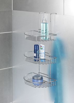 Étagère de douche à suspendre 3 niveaux amovible WENKO
