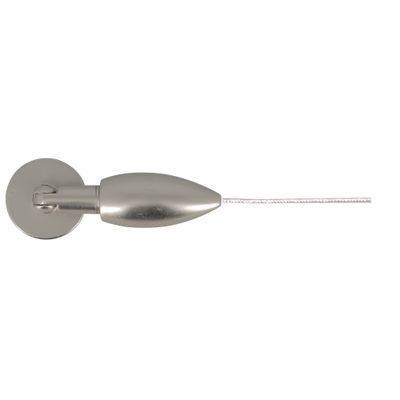 Kit de tringle câble en métal 5 m Finition Nickel mat - MOBOIS