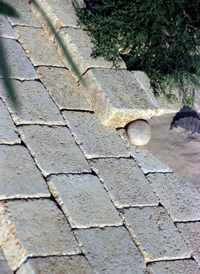 Pavé vieilli Artist ton pierre 15 x 15 x 6 cm - MIALANES