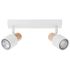 Réglette 2 spots GU10 2x10W blanc - Pini BRILLIANT
