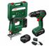 Perceuse à percussion + scie sauteuse sans fil 18 V UniversalImpact + EasySaw (1 batterie 2,5 Ah offerte) - BOSCH