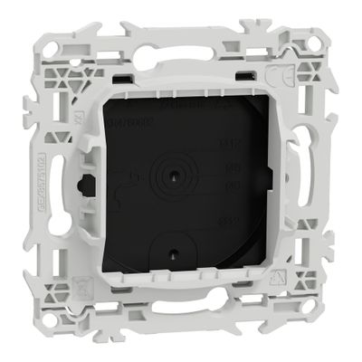 Obturateur de prise et dérivation Odace 2025 noir - SCHNEIDER ELECTRIC