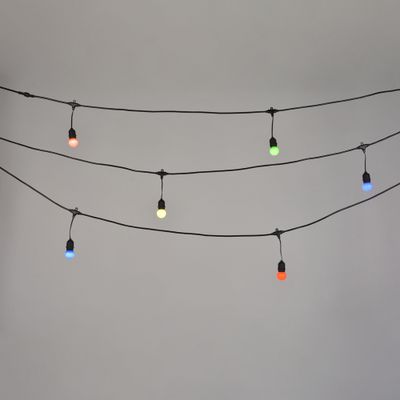 Guirlande lumineuse extérieur E27 10m sans ampoule noir IP44 10x15W - COREP