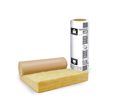 Rouleau laine de verre comble perdu SUPRALAINE - Épaisseur 100 mm - l.1,2 x L.10 m ISOVER