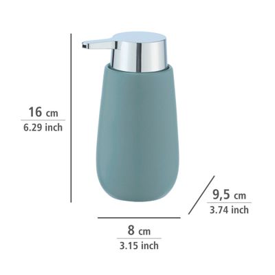 Distributeur de savon Badi bleu gris WENKO