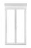 Porte-fenêtre PVC blanc 2 vantaux volet roulant intégré H.215 x l.140 cm CLOSY
