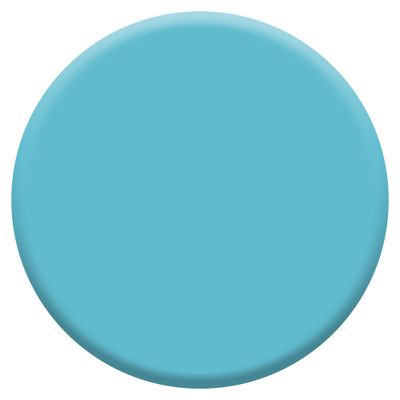Peinture crème de couleur Bleu Caraïbes satin 0,5L - DULUX VALENTINE