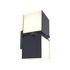 Applique extérieur LED 2 têtes orientables Cuba gris IP54 1000 lumens blanc chaud - COREP