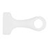 Support à oeil en bois diam 20 mm Finition Blanc laqué - MOBOIS