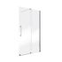 Paroi de douche à l'italienne Walk In coulissante 140x200 cm profilé chrome verre transparent 8 mm NewStyle - SCHULTE
