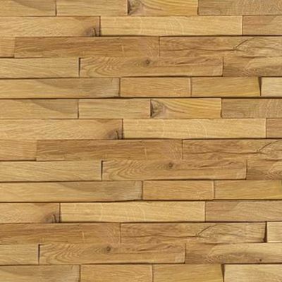 Lot de 10 paquettes de parement interlock white oak natural - 20 x 150 x 610 mm - AJ TIMBER