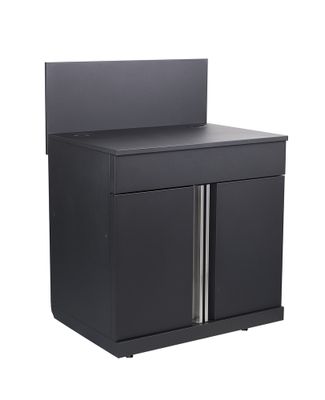 Elément de cuisine extérieure pour plancha double porte 83x60x115cm BRASERO