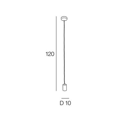 Suspension bois blanc E27 60W FAGO - COREP