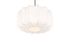 Suspension E27 Ø40 cm Madeline blanc 10W - CASALUM