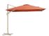 Parasol déporté 3x3 m inclinable et orientable sienne mât crème PROLOISIRS