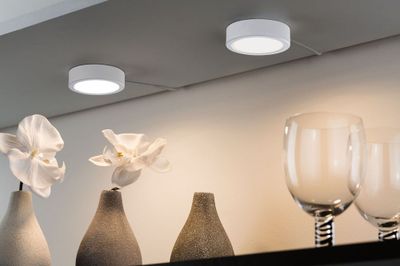 Spots LED encastrables ou saillie sous-meubles par 3 Blanc - Pukk PAULMANN