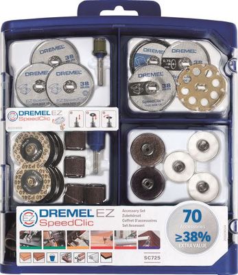 Accessoires EZ SpeedClic multi-usage 70 pièces - DREMEL