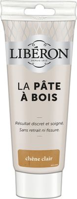 Pâte à bois chêne clair tube 250 g - LIBERON