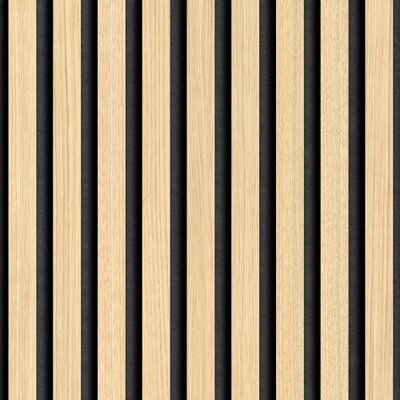 Panneau décoratif pvc Element 3D Linio - 25 x 395 x 2600 mm - GROSFILLEX