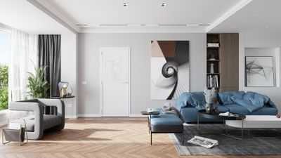 Bloc-porte aluminium blanc style Atelier H.204 x l.83 cm avec vitrage verre blanc dépoli poussant droit - OPTIMUM