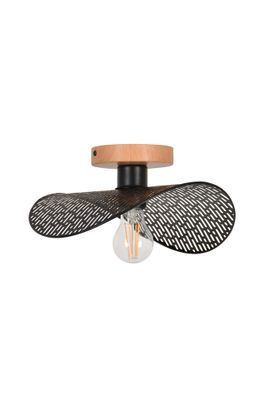 Plafonnier E27 Honu noir 15W - COREP