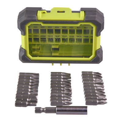 Coffret antichocs 31 accessoires mixtes de vissage RAK31MSD RYOBI