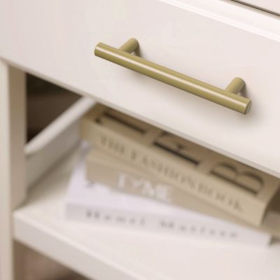 Poignée de meuble vert olive entraxe 160 mm REI