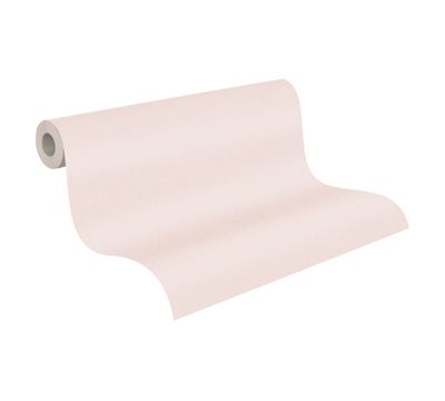 Papier peint expansé sur intissé uni couleur rose 53 cm x 10 m AS CREATION