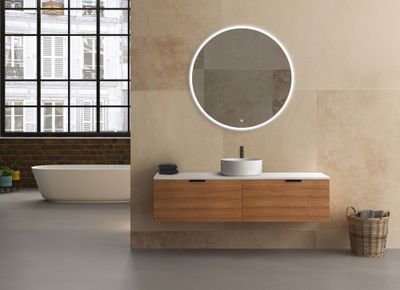 Miroir LED diamètre 120 cm BISHOP 2 - MP GLASS