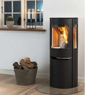 Poêle hybride à bois 7 kW et granulés 6.8 kW Aduro H1 ADURO