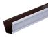 Gouttière moulurée aluminium gris L. 4 m EDILIANS