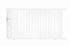 Portail coulissant aluminium THYEZ l.4,00 x H.1,55 m blanc JARDIMAT