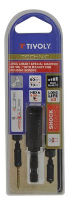 Porte-embout magnétique impact 60mm 70mm TIVOLY