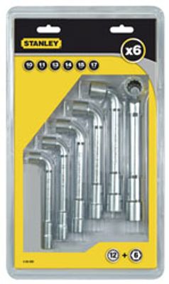 Jeu de 6 cles a pipe debouche