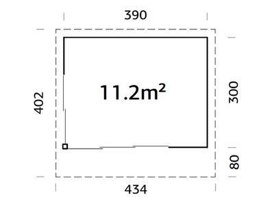 Studio Jardin Andrea 11,2M2 SlideLivraison à domicile incluse