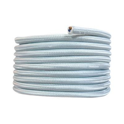 Câble électrique tissu bleu pastel 3m - TIBELEC