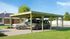 Carport double -  609 - 596 x 120 cm - toit en acier Livraison gratuite domicile WEKA