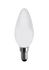 Lot de 3 ampoules LED flamme dépolie E14 4W = 400 lumens blanc chaud - FOXLIGHT